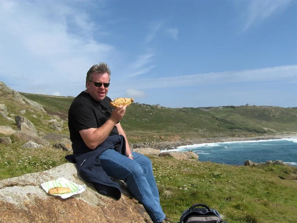 Day 3 aire point cornish pasties for lunch of course